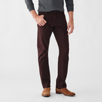 Russell Slim Straight Jeans // Cabernet (38WX34L)