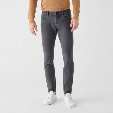 Cooper Relaxed Skinny Jeans // Ominous (28WX32L)