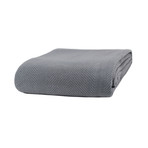 Solid Cotton Blanket // Charcoal Gray (Twin/Twin XL)