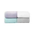 Solid Cotton Blanket // White (Twin/Twin XL)
