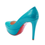Christian Louboutin // Patent Leather Pumps // Turquoise Blue (US: 10)