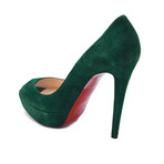 Christian Louboutin // Suede Pumps // Green (US: 6.5)