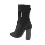 Saint Laurent // Suede Joplin High Heel Boots // Black (US: 6)