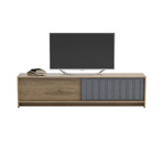 New York TV Stand (Gray Oak)