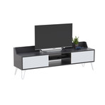 Siena TV Stand (Gray + Brown)