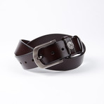 Ellsworth Leather Belt // Mahogany