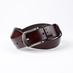 Kerry Leather Belt // Mahogany