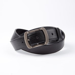 Damien Leather Belt // Black