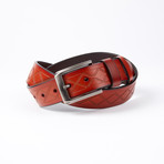 Davis Leather Belt // Cognac