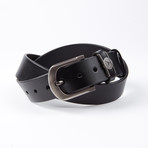 Milo Leather Belt // Black