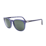 Persol // Unisex PO3007S Sunglasses // Matte Blue