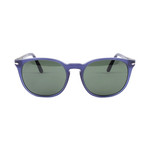 Persol // Unisex PO3007S Sunglasses // Matte Blue