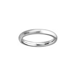 Cobalt Chrome Matte Ring // 3mm (Size: 9)