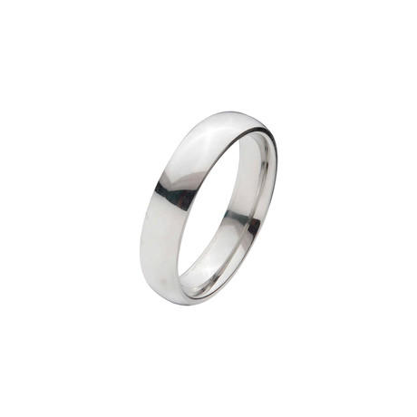 Titanium Matte Ring // 5mm (Size: 9)