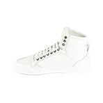 Sleek High-Top Sneakers // White (Euro: 38)