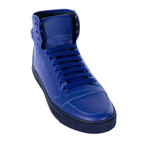 Sleek High-Top Sneakers // Blue (Euro: 38)