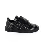 Quilted Velcro Sneakers // Black (Euro: 38)