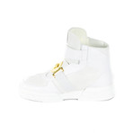 High-Top Sneakers // White (Euro: 38)