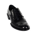 Wing-Tip Dress Shoes // Black (Euro: 40)