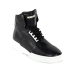 High-Top Sneakers // Black + White (Euro: 41)