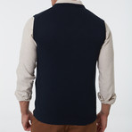 Jimmy Sanders // Alex Sweater Vest // Navy (L)