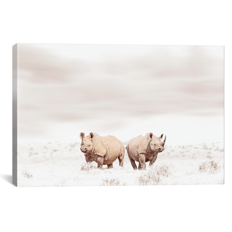 White Rhino Duo (18"W x 12"H x 0.75"D)