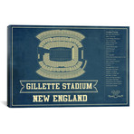 New England Gillette Stadium II (12"W x 18"H x 0.75"D)
