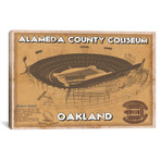 Oakland Alameda County Coliseum II (12"W x 18"H x 0.75"D)