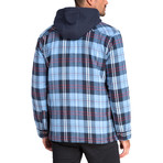Long Sleeve Flannel Shirt Jacket // Dutch Blue (2XL)