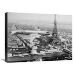 Airplane Over Paris (24"W x 18"H x 1.5"D)