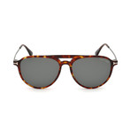 Men's Carlo Sunglasses // Havana + Green