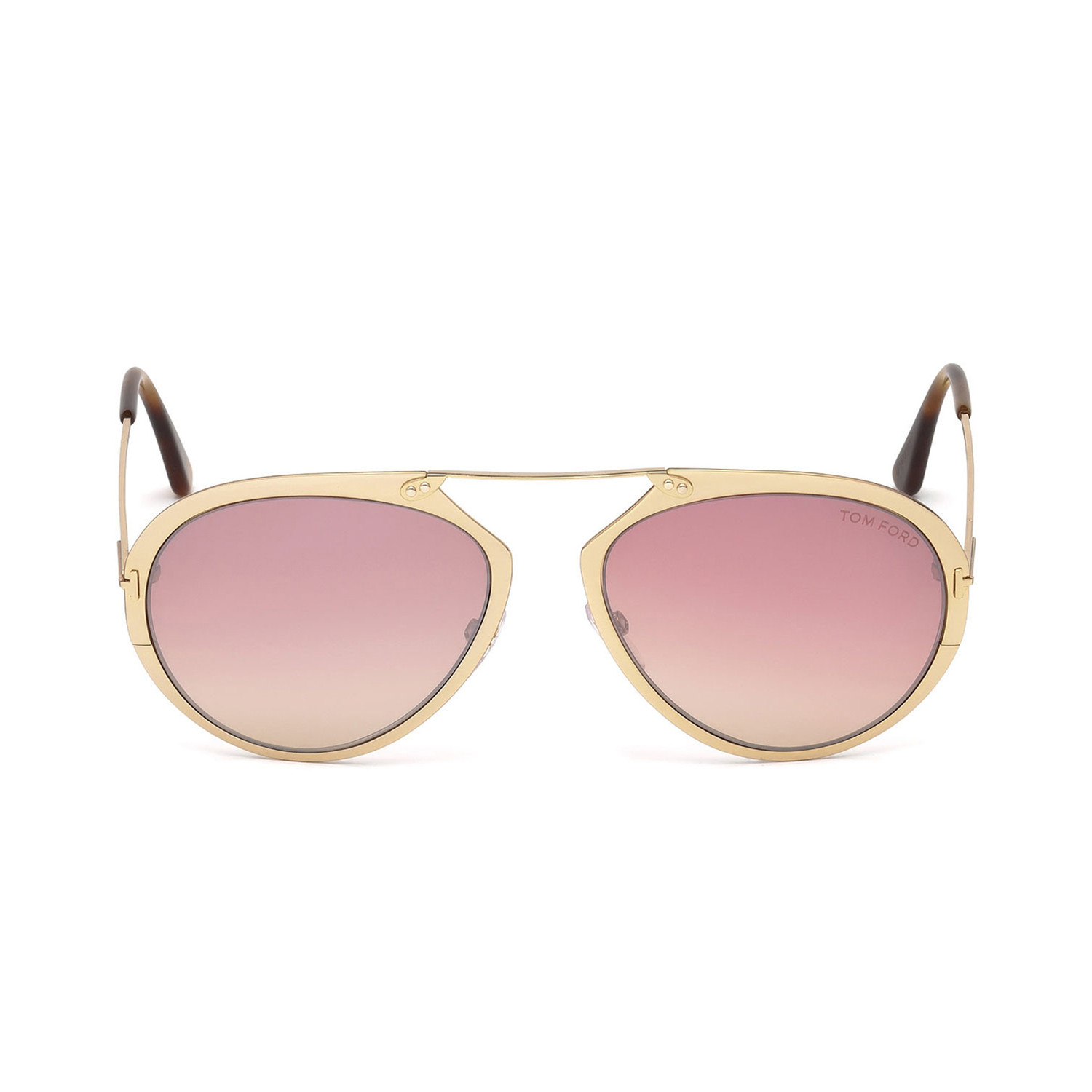 Men's Dashel Sunglasses // Shiny Rose Gold + Mirrored Violet - Tom Ford ...