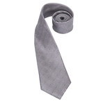 Otis Silk Dress Tie // Silver