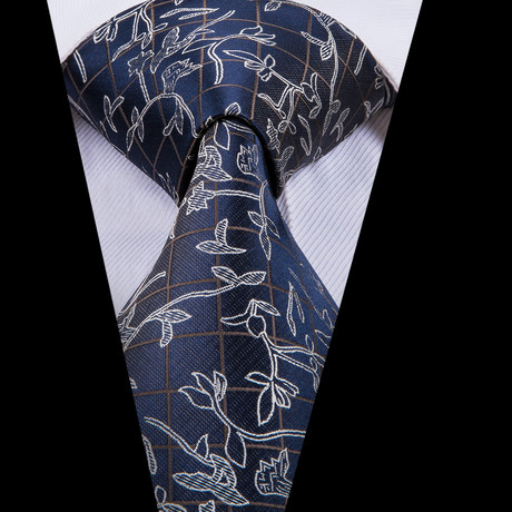 Christian Silk Dress Tie // Blue