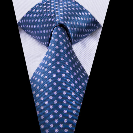 Federico Silk Dress Tie // Blue