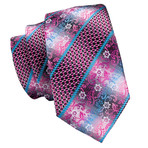 Edoardo Silk Dress Tie // Pink