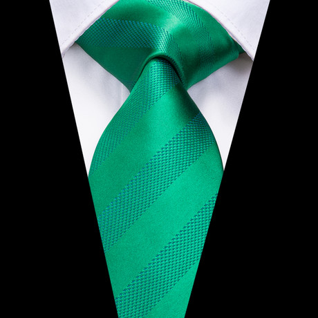 Michele Silk Dress Tie // Green