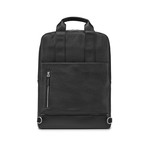 Classic Leather Device Bag Vertical // Black