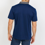 Ezekiel Polo Button Up Shirt // Sax Blue (Small)
