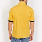 Chase Polo Button Up Shirt // Mustard (Small)