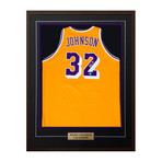 Magic Johnson Los Angeles Lakers Autographed Yellow Custom Basketball Jersey