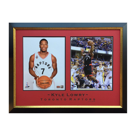 Kyle Lowry Limited Edition /299 Framed Photos // Toronto Raptors