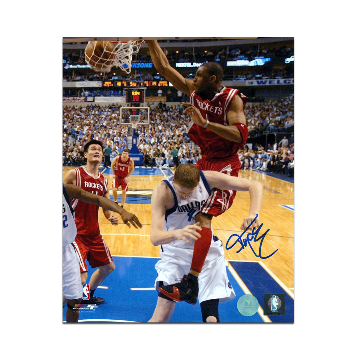 Tracy McGrady Houston Rockets Autographed Dunk On Bradley 16x20 Photo -  Basketball Memorabilia - Touch of Modern