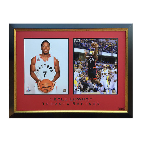 Kyle Lowry Limited Edition 7 of 299 Framed Photos // Toronto Raptors
