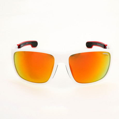 Men's 4006S Sunglasses // White Crystal + Gray Rainbow