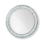 Windsor // Round Illuminated Wall Mirror // Chrome