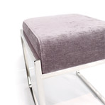 Luxe Collection // Velvet Stool (Gray)