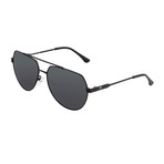 Costa Polarized Sunglasses // Black Frame + Black Lens