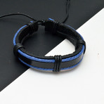 Luke Bracelet // Black + Blue
