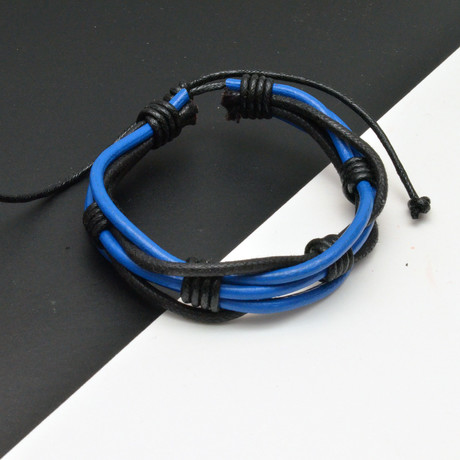 Connor Bracelet // Black + Blue